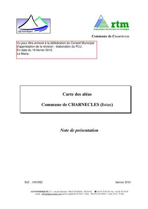 07 - 06 Note De Présentation Charnècles
