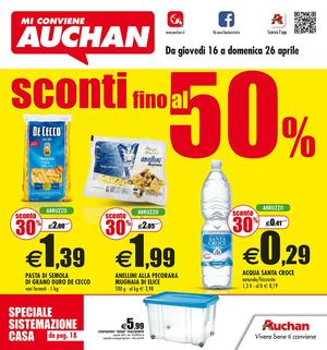 Volantino Auchan Abruzzo Dal 16 Al 26 Aprile