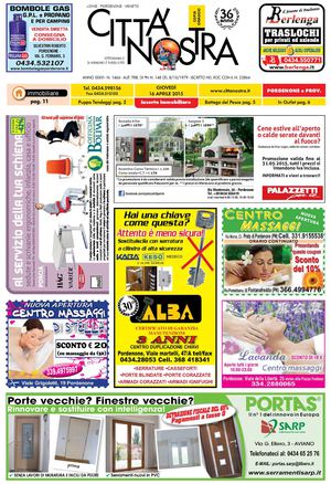 Città Nostra Pordenone del 16.04.2015 n. 1466