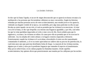 La Dama Tapada
