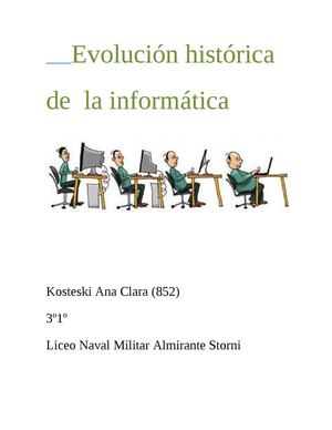Evolución Histórica De La Informática