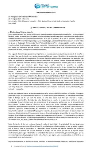 Fragmentos De Paulo Freire