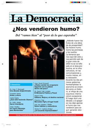 La Democracia Nº 175 - 17.4.15