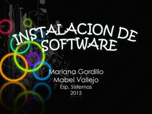 instalacion de software