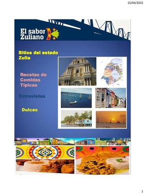 Gastronomia Zuliana - Uniojeda