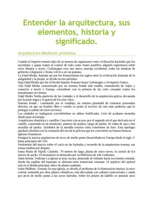 Entender La Arquitectura