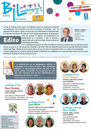 Bulletin d'Information des Ludothèques