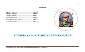 Pitágoras Y Sus Triángulos Rectángulos