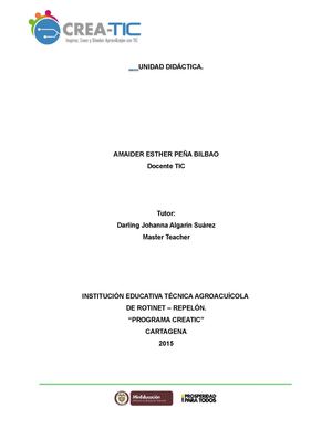 Plantilla  Unidad Didactica  Individual Amaider