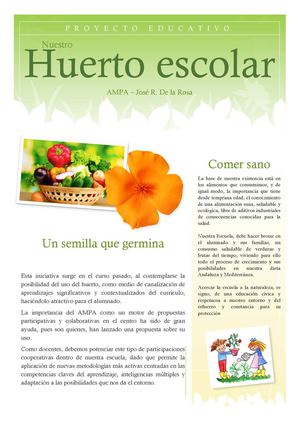 Huerto escolar