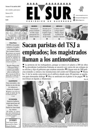 El Sur Viernes 17042015