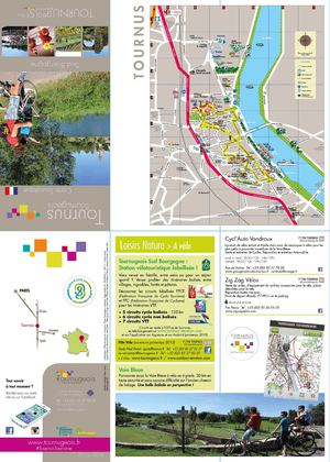 Tournus & Tournugeois : Carte touristique 2015 - Fr