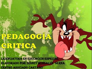 Diapositivas Pedagogía Critica