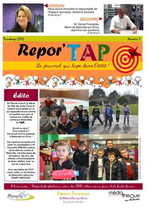 Reportap n°1 Printemps 2015