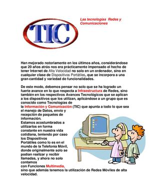 Resumen De Las Tic