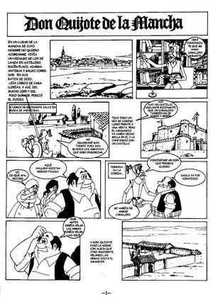 Don Quijote para colorear