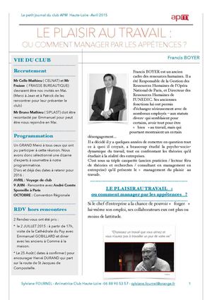 Cr Francis Boyer Le Plaisir Au Travail