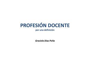 Profesión Docente