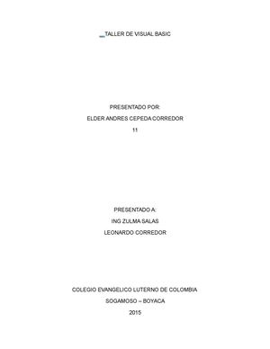Taller De Visual Basic