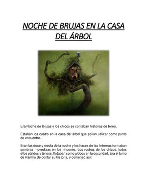 Paula Andrea Forero Torres Noche De Brujas En La Casa Del ÁRbol