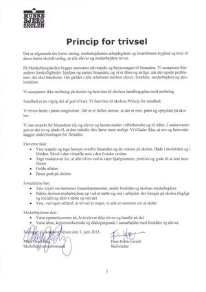 Vedtagne Principper Juni 2013