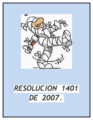 Resolucion 1401 De 2007 Act2