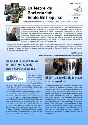 Lettre du partenariat - Avril 2015