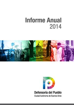 Un año de trabajo: Informe Anual 2014