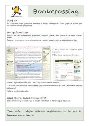 BOOKCROSSING EN EL MANJÓN