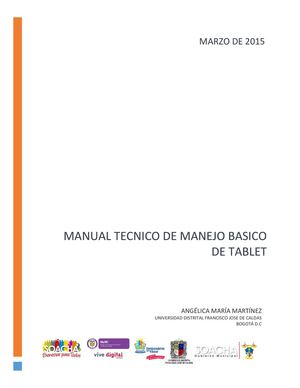 Manual De Manejo Basico De Tablet (V3)