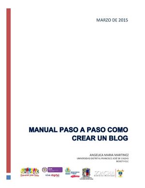 Manual Paso A Paso Como Crear Un Blog (2)