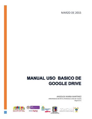 Manual Uso Básico Google Drive