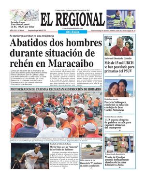 El Regional del Zulia 21-04-2015