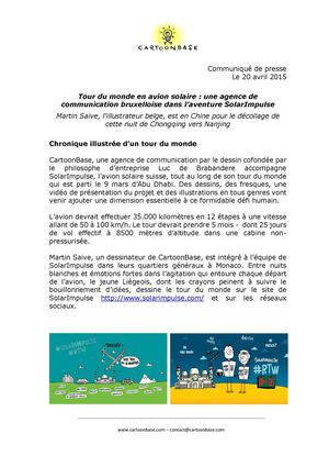 Pr Communiqué De Presse Solar Impulse Def Fr