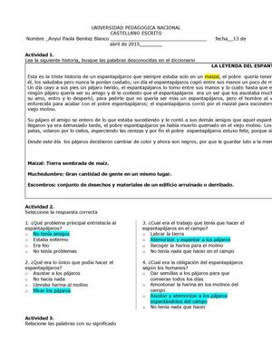 Taller 6 La Leyenda Del Espantapajaros Anyul Paola Benitez