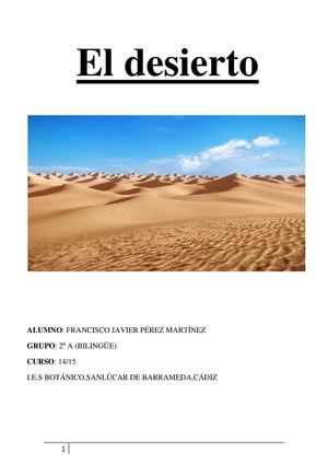 El Desierto(Francisco Javier)