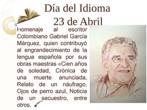 23 De Abril Dia Del Idioma