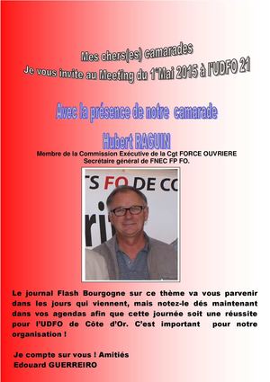 1° Mai 2015 Circulaire