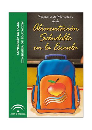 Alimentacion Saludable Escuela