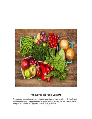 Productos Del Reino Vegetal