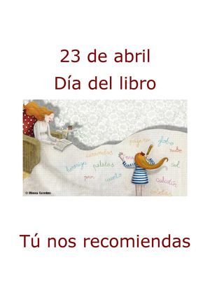 Recomienda Un Libro