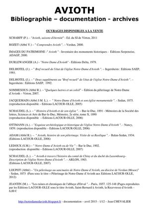 Avioth Documentation 22 Avril 2015