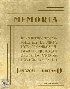 Memoria Jlc 1933 1934