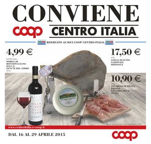 Volantino Coop Toscana Dal 16 Al 29 Aprile