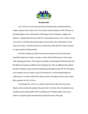 Media Kit: Music Midtown