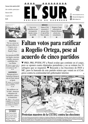 El Sur Viernes 24042015