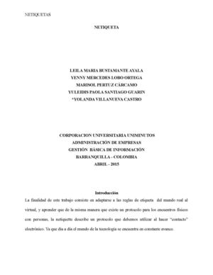 Netiquetas (2)microsoft Word