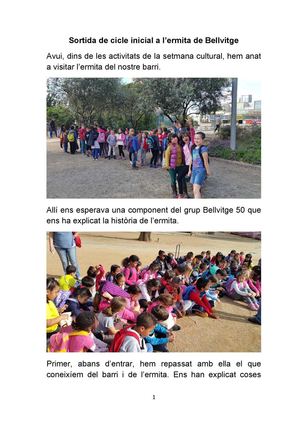 Sortida CI Ermita de Bellvitge