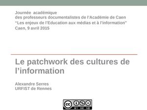 Alexandre Serres : le patchwork des cultures de l'information