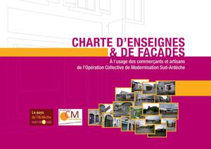 CHARTE D’ENSEIGNES & DE FAÇADES